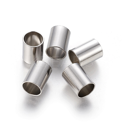 Tarnish Resistant 304 Stainless Steel Tube Beads STAS-G192-21P-1