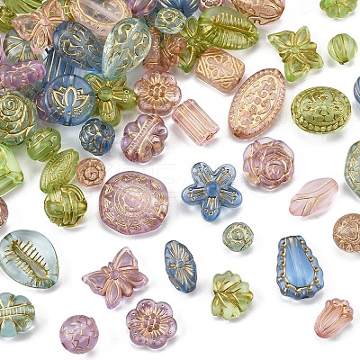100G Transparent Acrylic Beads OACR-FS0002-01-1