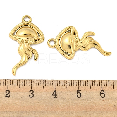 Ion Plating(IP) 304 Stainless Steel Pendant Rhinestone Settings STAS-K253-10G-1