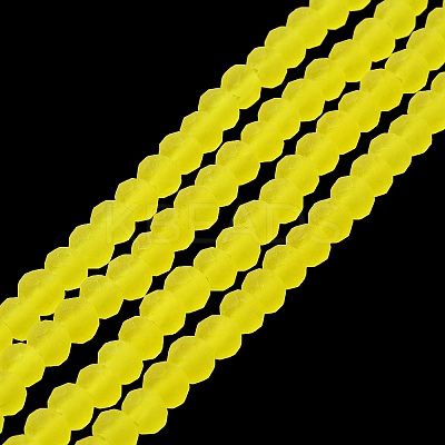 Transparent Glass Beads Strands EGLA-A044-T6mm-MD29-1