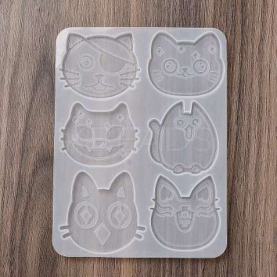 Animal Hair Clips Cabochon Silicone Molds DIY-Q033-03B-1