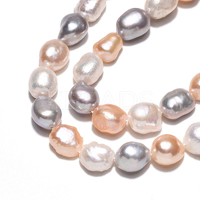 Natural Cultured Freshwater Pearl Beads Strands PEAR-N014-09A-03-1