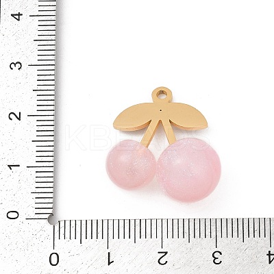 304 Stainless Steel Pendants STAS-C121-09G-03-1