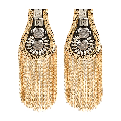 Detachable Iron Tassel Epaulettes FIND-FH0005-47G-1