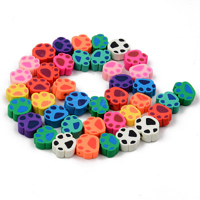 Handmade Polymer Clay Beads Strands CLAY-N008-007-1