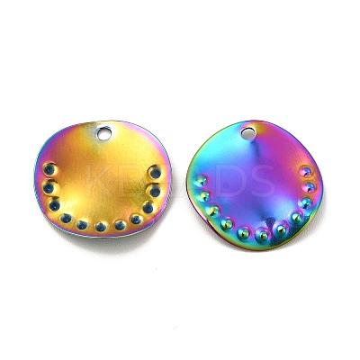 Ion Plating(IP) 304 Stainless Steel Pendants STAS-A070-25MC-1