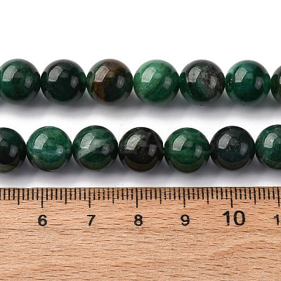 Natural Fuchsite Beads Strands G-K393-A02-10mm-1