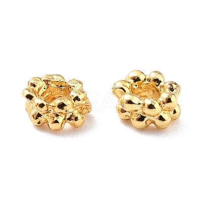 Rack Plating Alloy Beads PALLOY-Z013-15G-RS-1