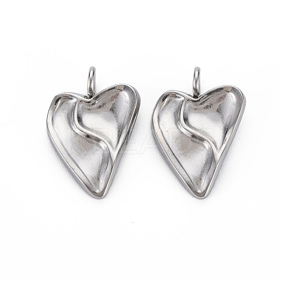 Non-Tarnish 304 Stainless Steel Pendants STAS-N097-119P-NR-1