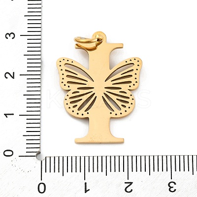 Ion Plating(IP) 201 Stainless Steel Pendants STAS-N103-184G-I-1