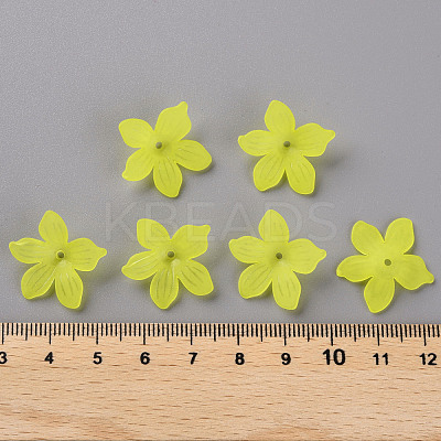 Frosted Acrylic Bead Caps MACR-S371-05A-717-1