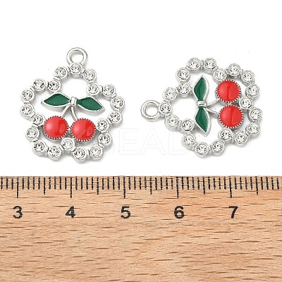 Alloy Crystal Rhinestone Pendants FIND-C087-04B-P-1