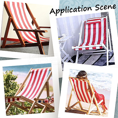 Stripe Pattern Chair Oxford Cloth AJEW-WH0248-453A-1