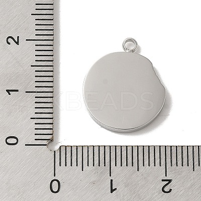 304 Stainless Steel Pendants STAS-B074-08P-11-1