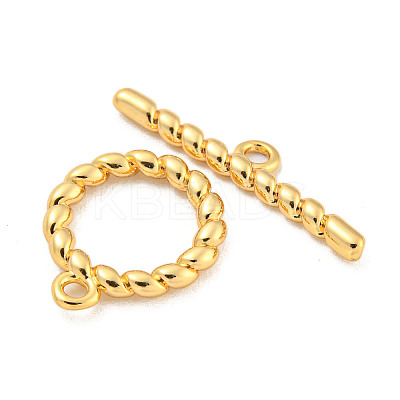 Brass Toggle Clasps KK-A223-25G-1