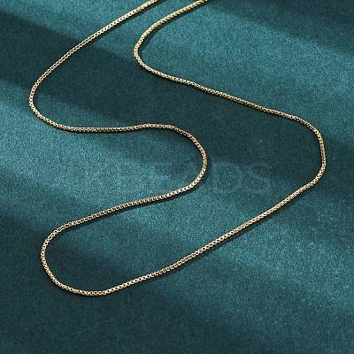 Brass Venetian Chain X-NJEW-E151-04G-1