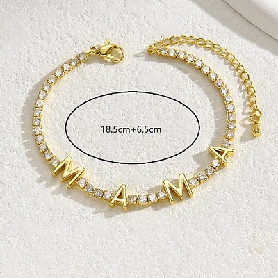 Cubic Zirconia Tennis Bracelet LS-AZ6587-1