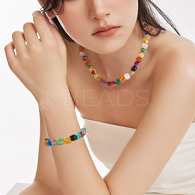 1 Strand Natural Agate Beads Strands G-TA0003-11-1