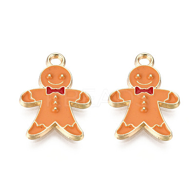 Alloy Enamel Pendants ENAM-T009-42B-1