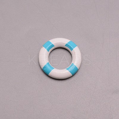 Spray Painted Natural Wood Beads WOOD-TAC0011-29B-1