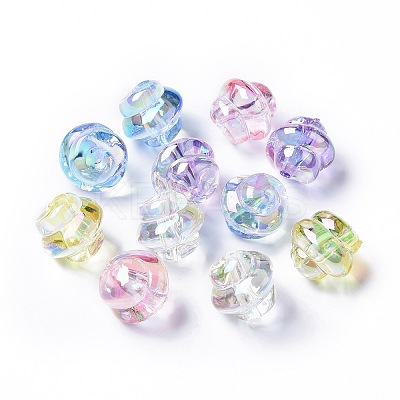 Transparent Acrylic Beads TACR-K004-07-1