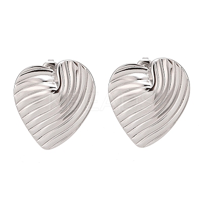 Non-Tarnish 304 Stainless Steel Stud Earrings EJEW-K268-09P-1