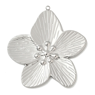 304 Stainless Steel Big Pendants STAS-D127-19B-P-1