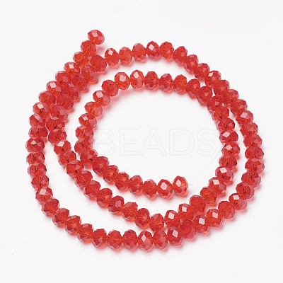 Glass Beads Strands X-EGLA-A034-T4mm-D01-1