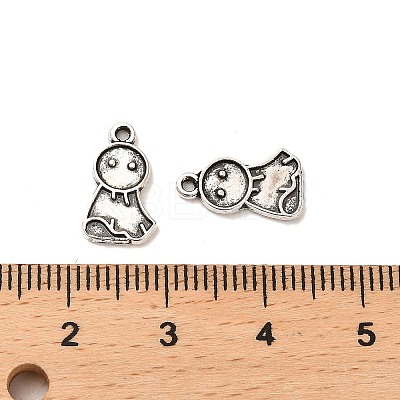 Tibetan Style Alloy Charms FIND-C043-001AS-1