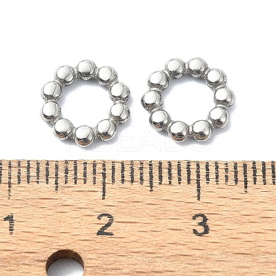 Non-Tarnish 304 Stainless Steel Linking Rings STAS-Z066-08P-1