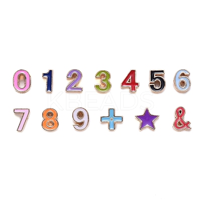 Alloy Enamel Beads ENAM-R055-03-RS-1