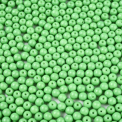 Opaque Baking Paint Glass Beads DGLA-T004-02P-1