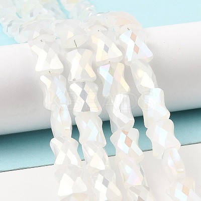 AB Color Plate Glass Beads Strands EGLA-P051-06A-C02-1