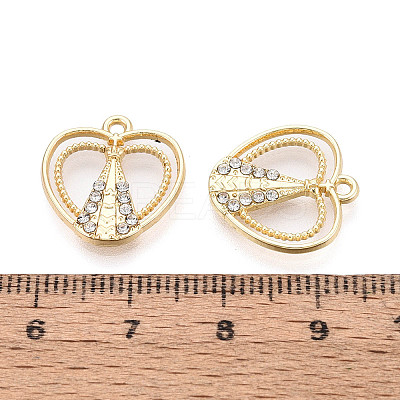 Alloy Rhinestone Pendants FIND-N008-29KCG-1