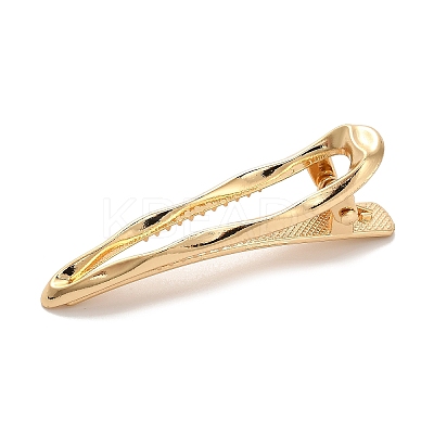 Alloy Alligator Hair Clips AJEW-A061-01C-G-1