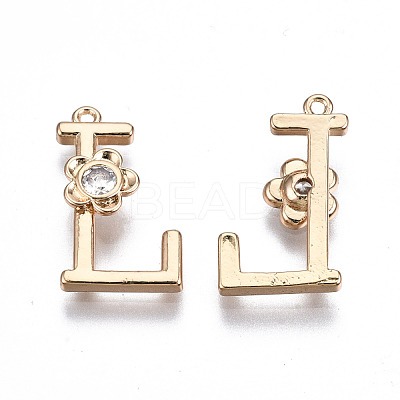 Brass Pendants KK-Q768-001G-L-1