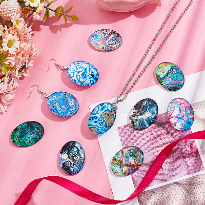 Glass Cabochons GLAA-NB0001-68B-1