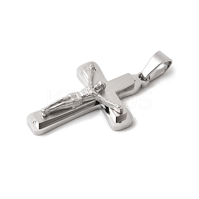 304 Stainless Steel Pendants STAS-G378-08P-1