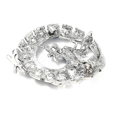 Alloy Rhinestone Lapel Pin Brooches RB-CBAE32B-02AS-1