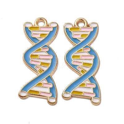 Chemistry Theme Alloy Enamel Pendants LS-ENAM-V002-01K-KCG-1