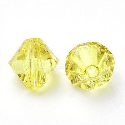 Transparent Acrylic Beads X-TACR-S146-4mm-09-1