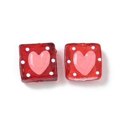 Handmade Lampwork Enamel Beads X-LAMP-G147-02F-1