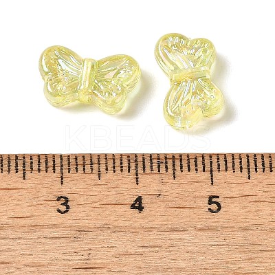 UV Plating Transparent Acrylic Beads OACR-G036-14A-1
