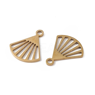 304 Stainless Steel Pendants STAS-E186-02G-1