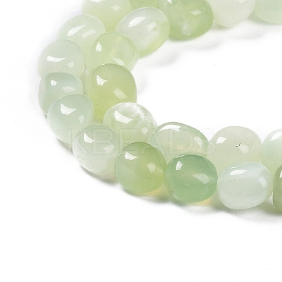 Natural New Jade Beads Strands G-C038-02N-1