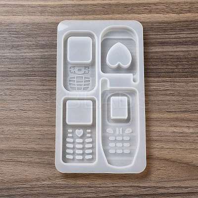 Phone DIY Silicone Quicksand Molds LS-DIY-G079-06A-1