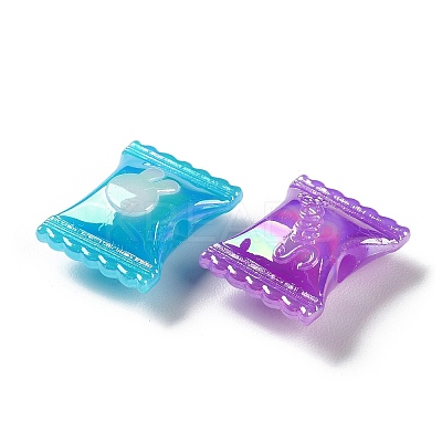 AB Color Plated Acrylic Beads SACR-I005-11-1