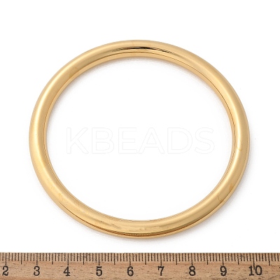 304 Stainless Steel Plain Bangles for Women BJEW-S161-09G-1