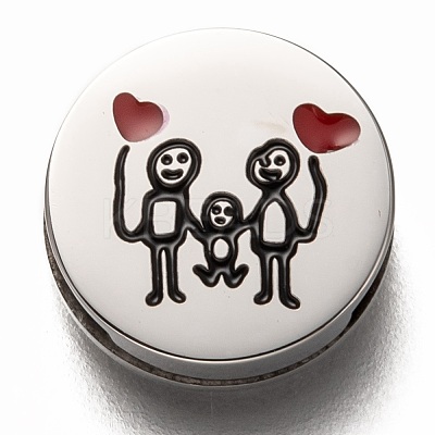 304 Stainless Steel Slide Charms STAS-P270-21P-1