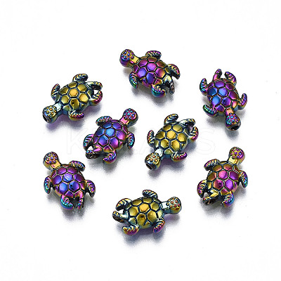 Rack Plating Rainbow Color Alloy Beads LS-X-PALLOY-S180-333-1